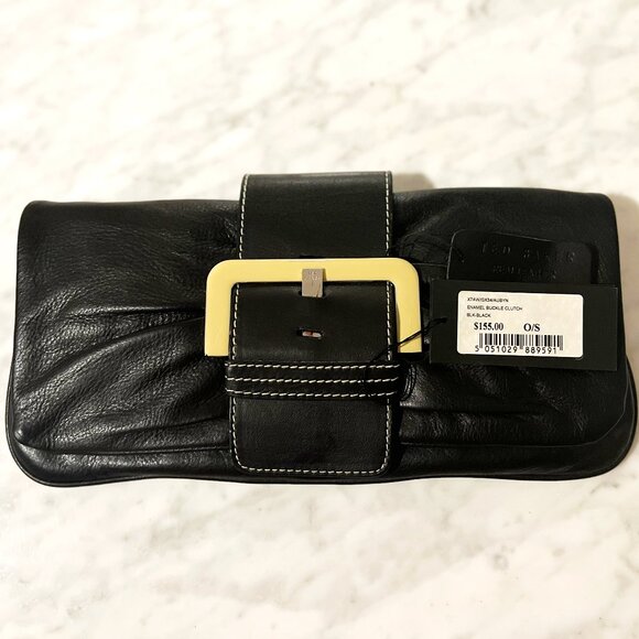 Ted Baker London Black Leather Clutch - Picture 3 of 7